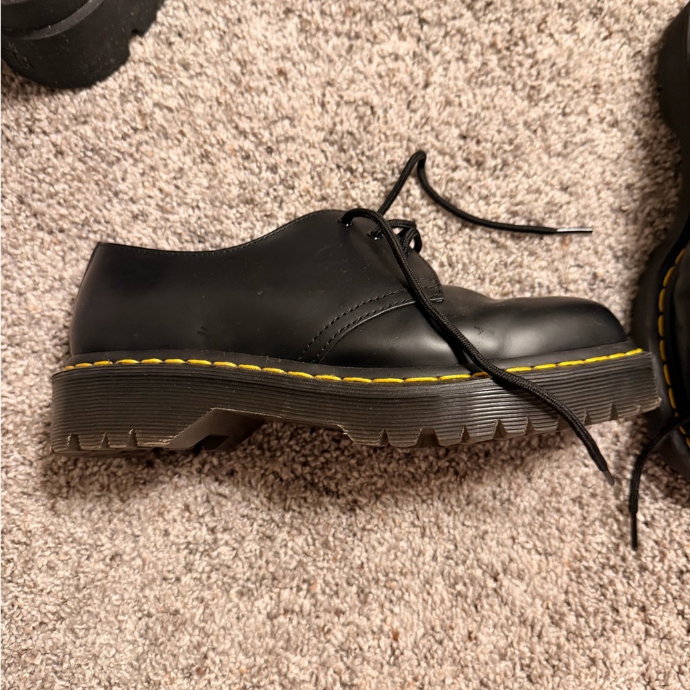 Dr. Martens Black Leather Oxfords